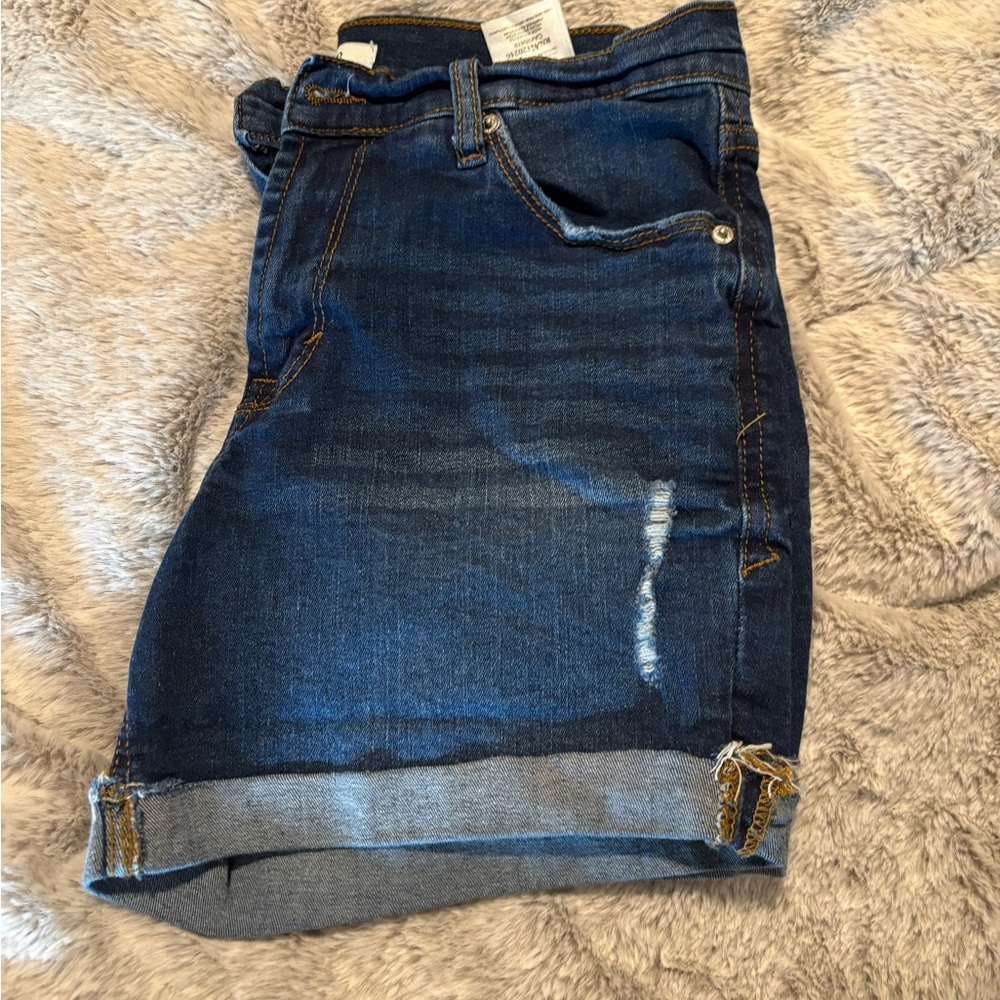 Kensie Blue Jean Shorts